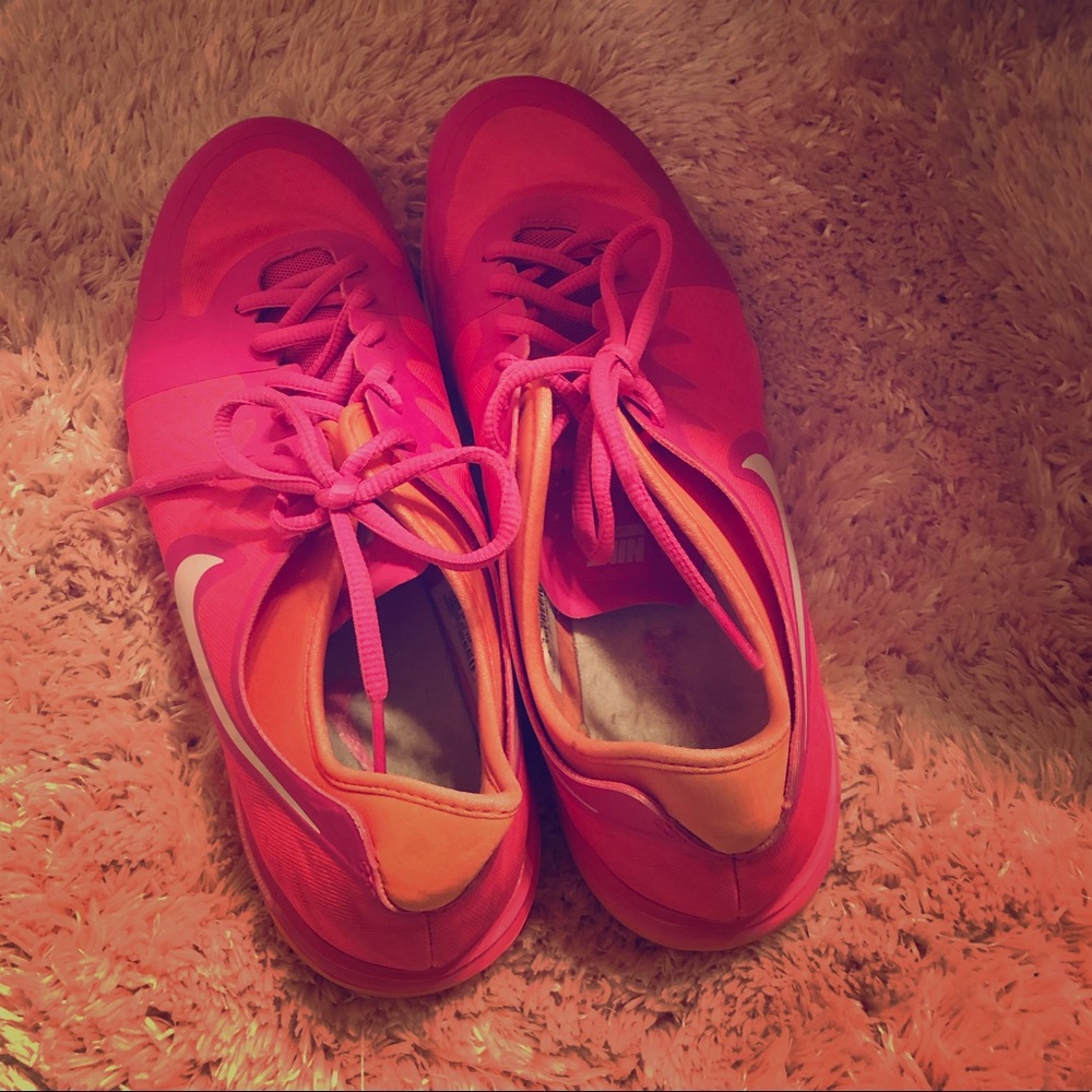 Pink and Orange Women’s Nike Sneakers